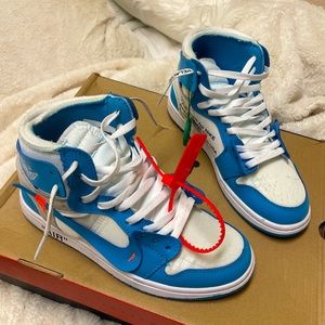 Nike X Off White Hi Top “University Blues”